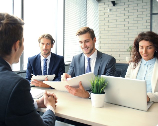 Job interview with the employer