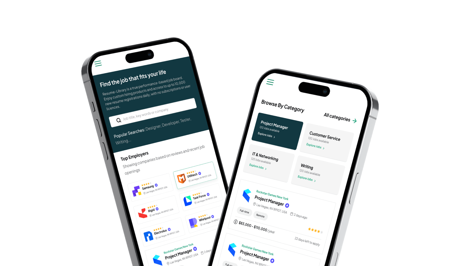Resume-Library app