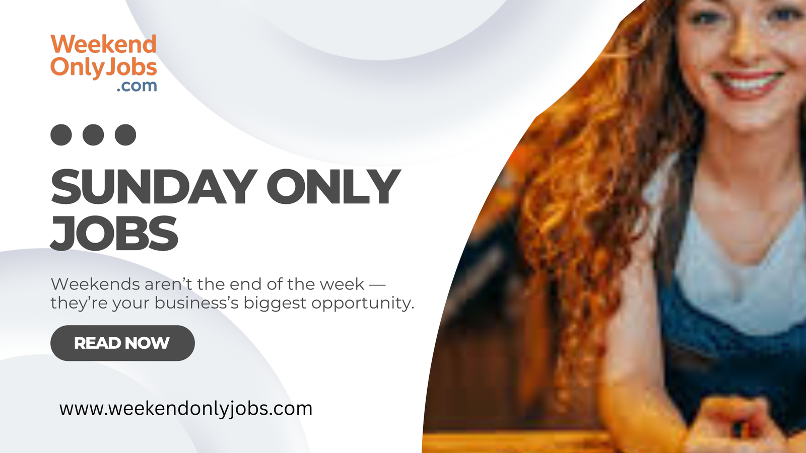 Flexible Sunday-only jobs for earning extra income on weekends