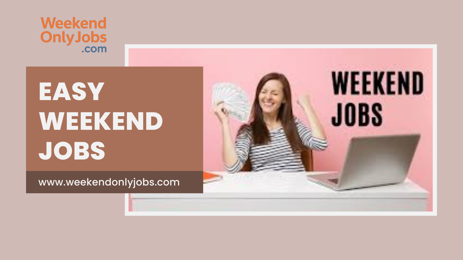 People working easy weekend jobs to earn extra income