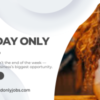 Flexible Sunday-only jobs for earning extra income on weekends