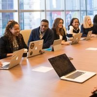 meeting in the office