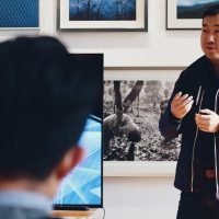 men giving the presentation